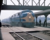 a diesel pulling passenger cars