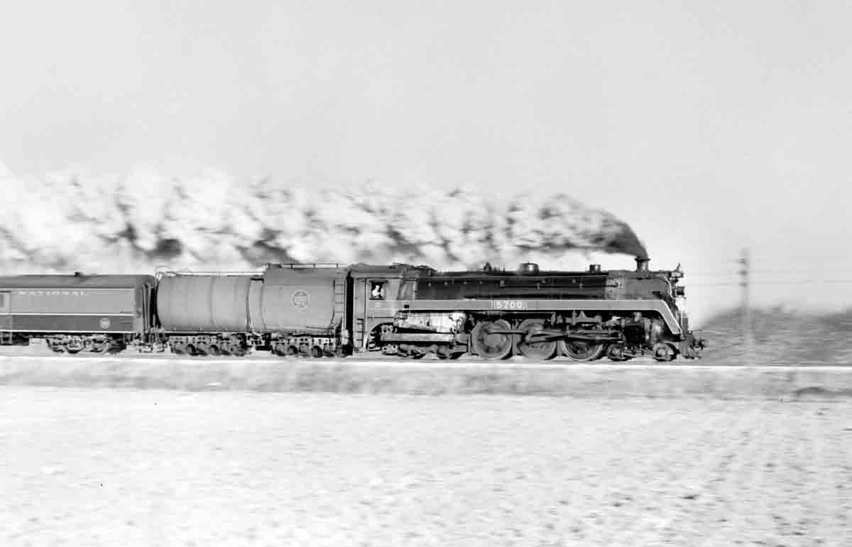a steam engine going full speed