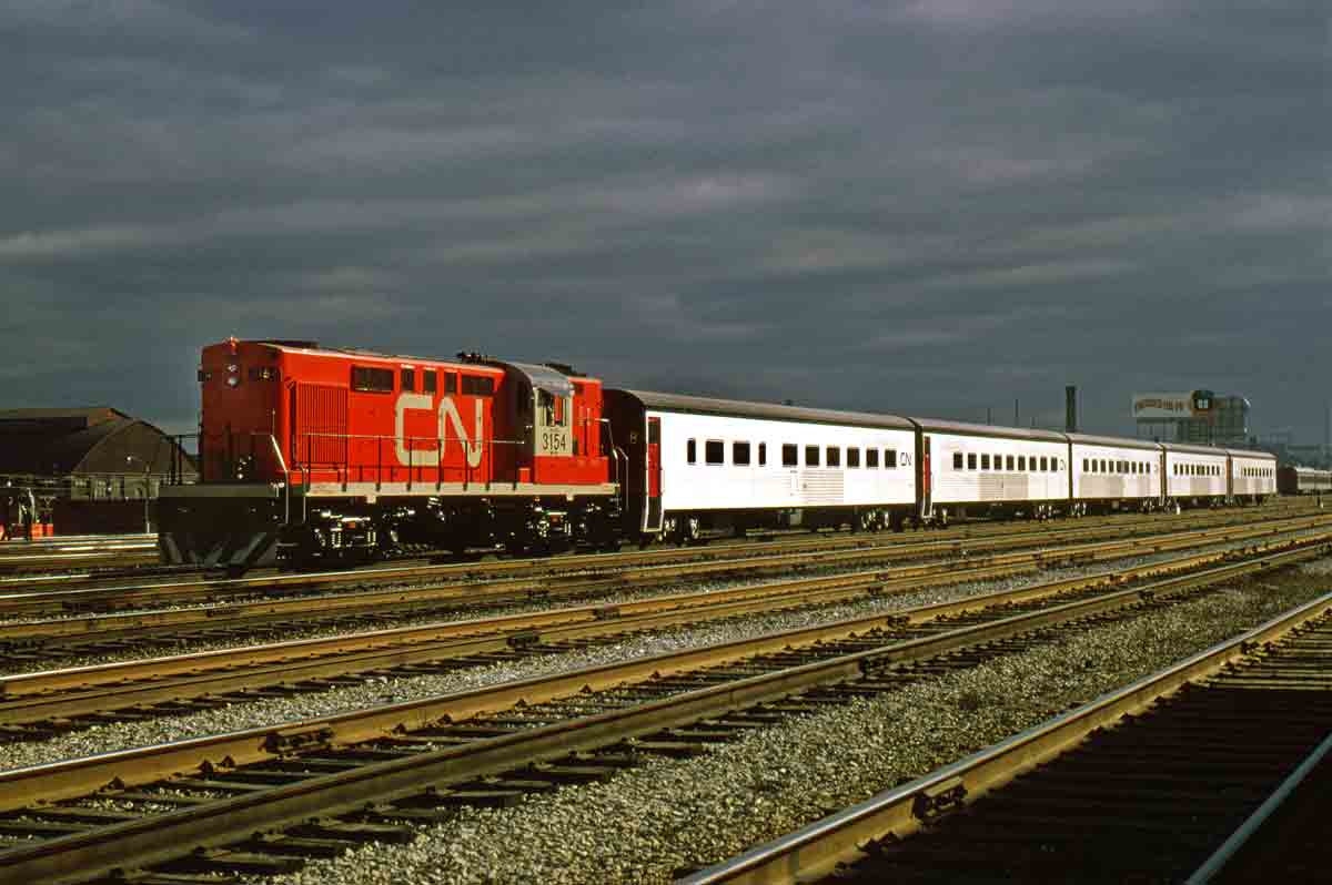 a passenger train