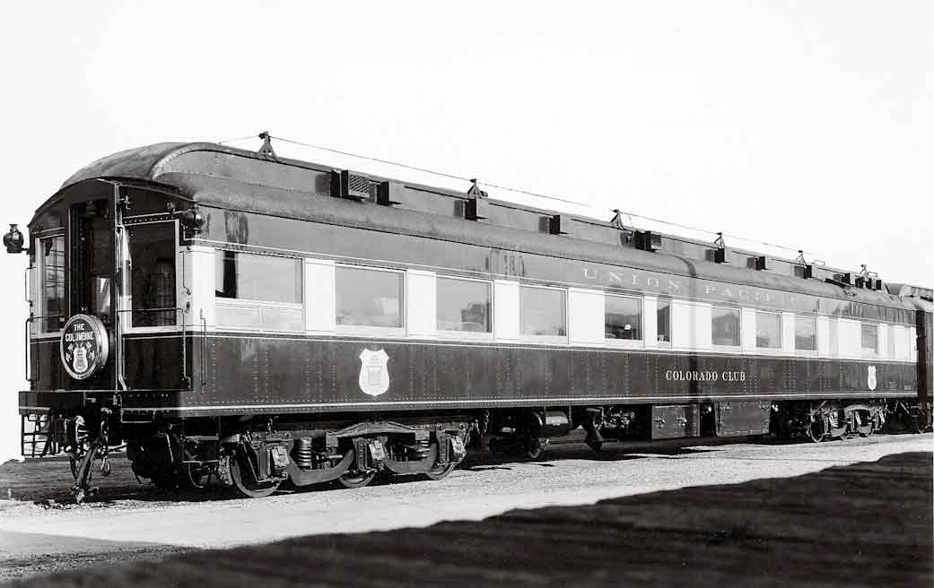 Rear of passenger train