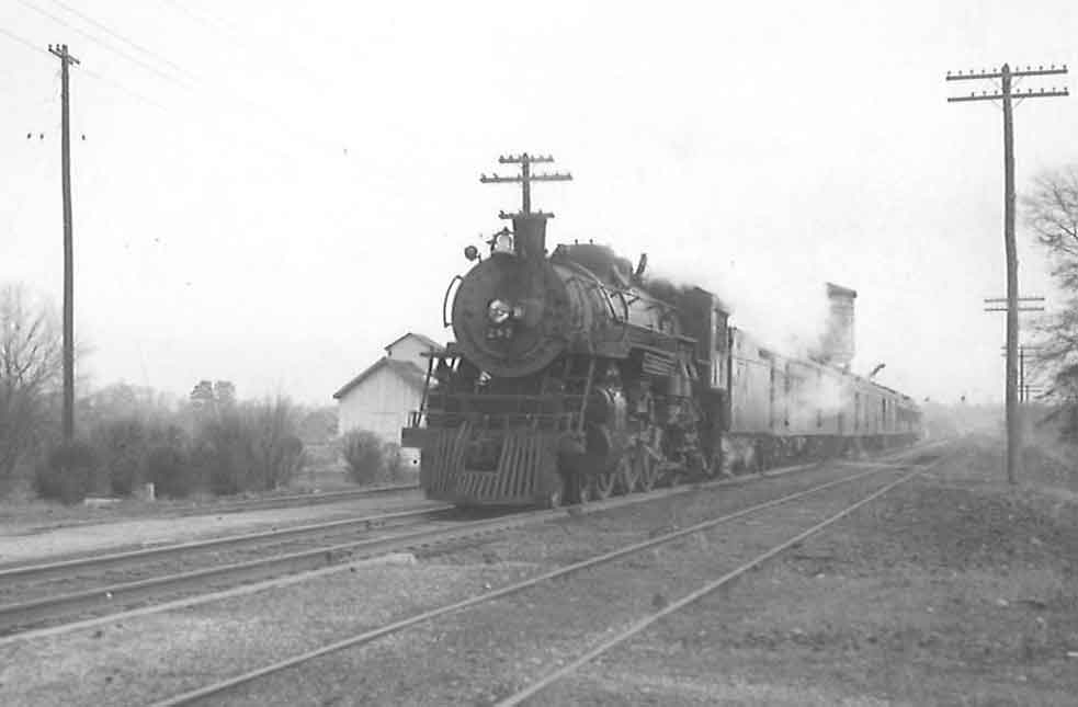 a stream engine passenger train