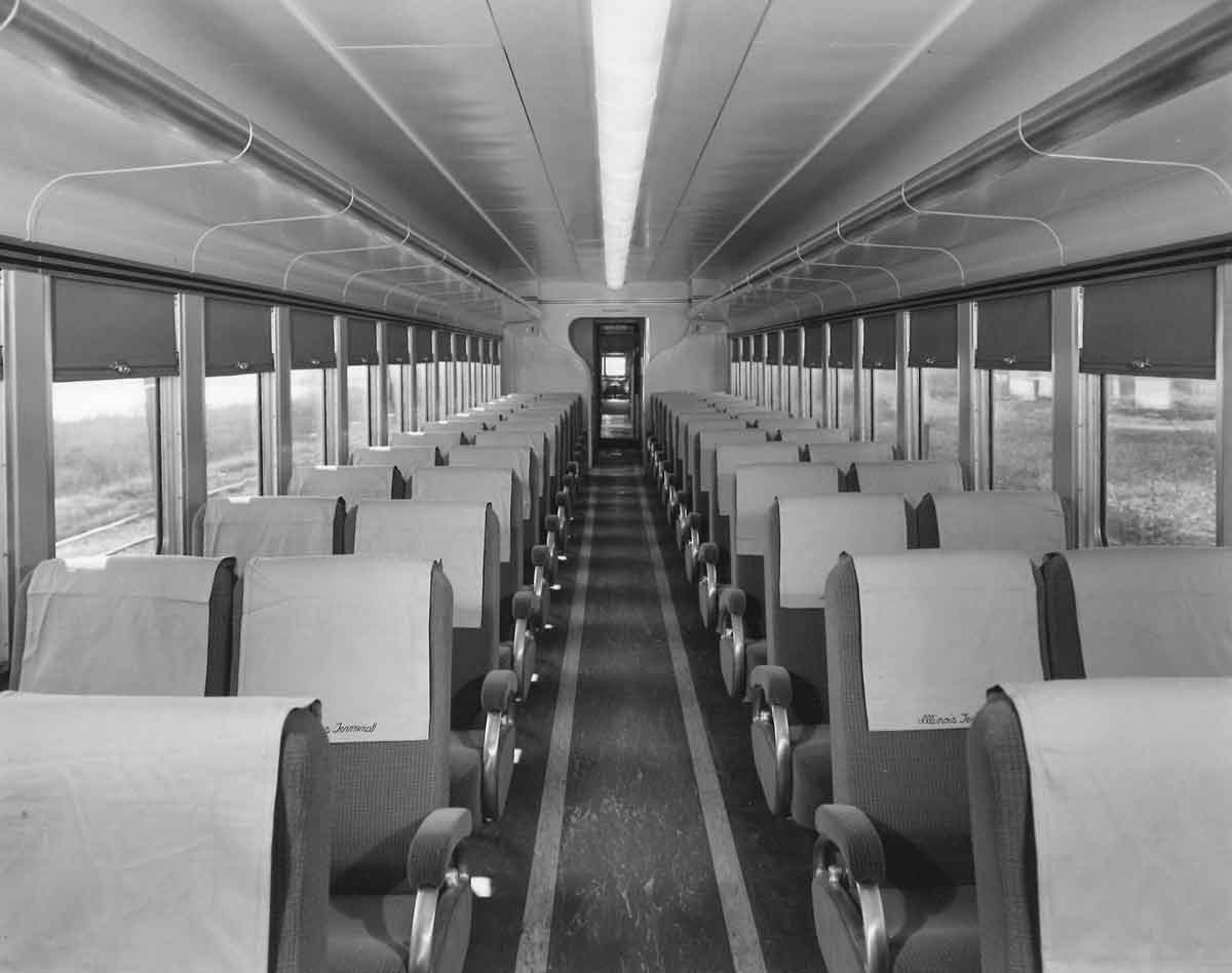 Streamliner coach interior
