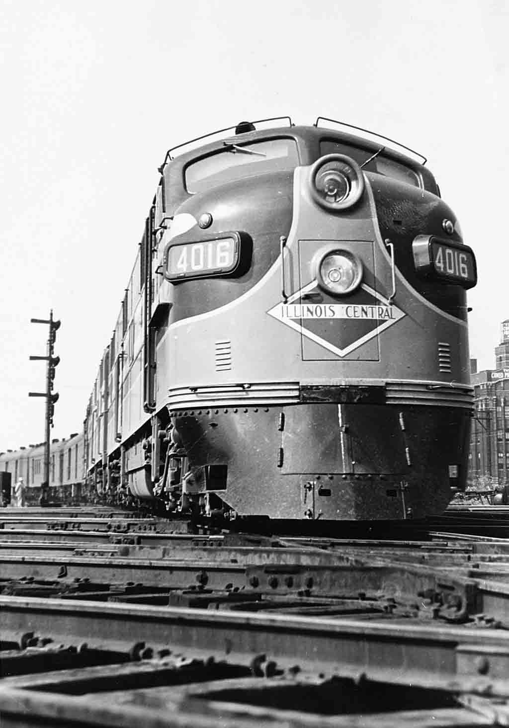 a diesel passenger train
