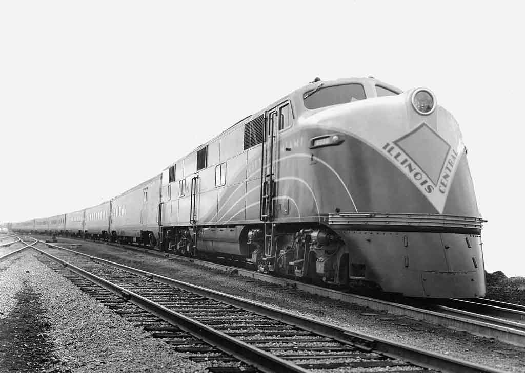 a diesel passenger train