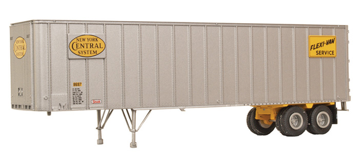 40-foot Flexi-Van container on bogie
