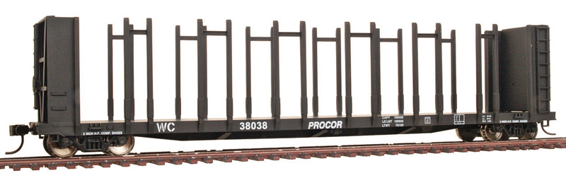 63-foot pulpwood flatcar