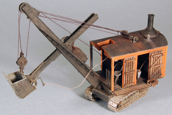 Detail kit for Jordan Highway Miniatures Erie B-2 steam shovel