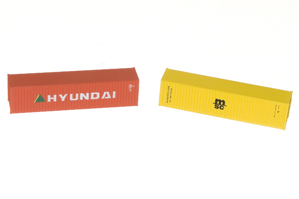 40-foot dual-logo panel intermodal containers