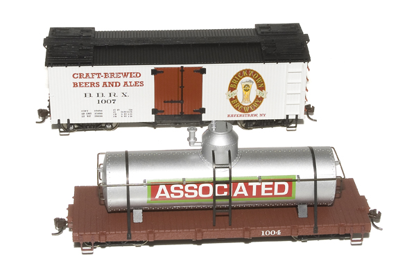 Assorted freight cars