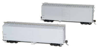Milwaukee Road 40-foot rib-side boxcar 