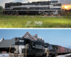 A black train in 2012 vs 1962