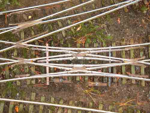 switch on a garden railroad