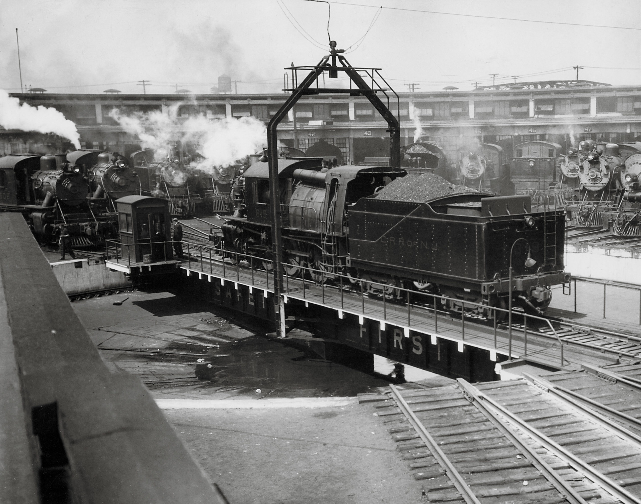 Turntable at Jersey City, N.J.