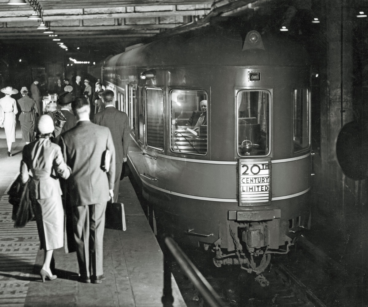 Passengers loading a train