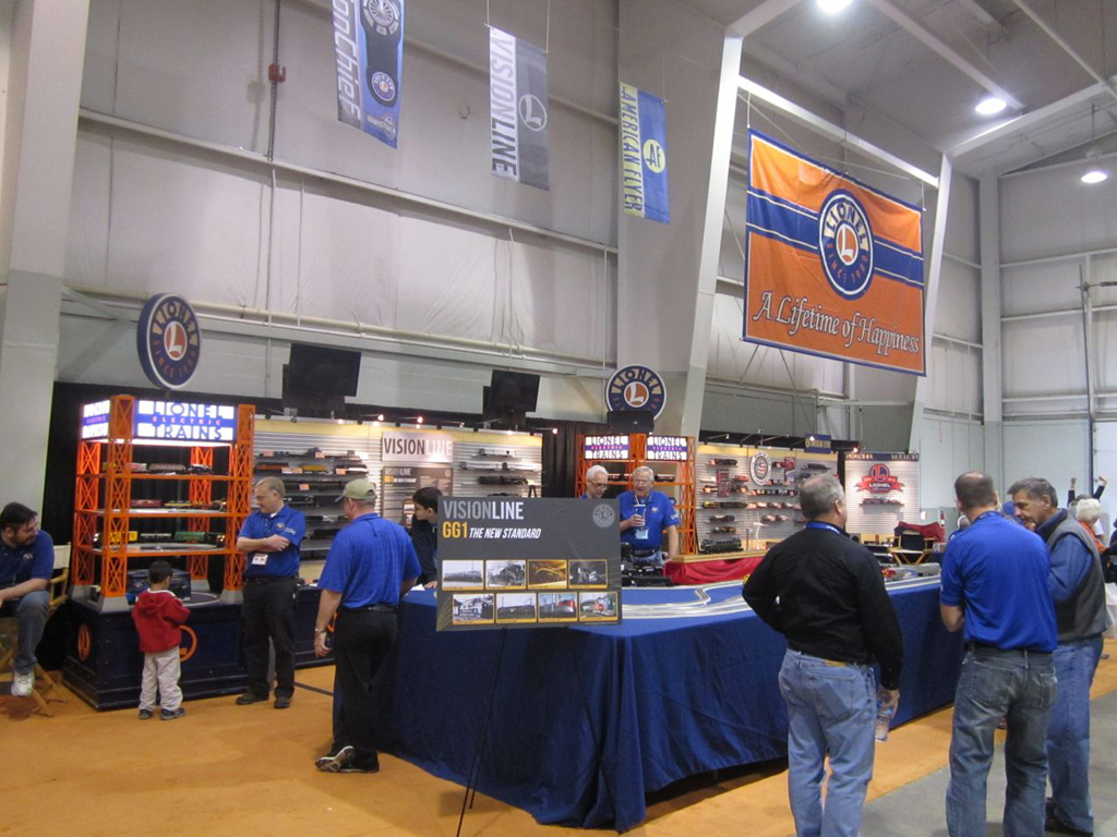 Lionel’s booth at York was highlighted by the announcement of a new scale-sized GG1 in the company’s Vision Line series.