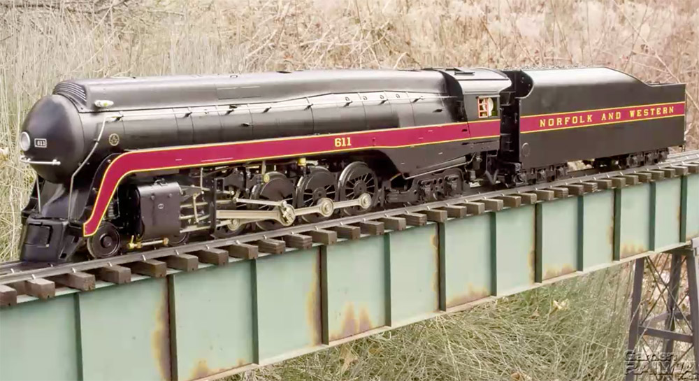 Accucraft's live-steam Norfolk & Western 4-8-4