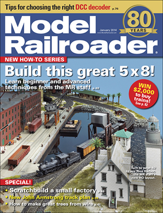 Model Railroader's 80th anniversary issue, January 2014