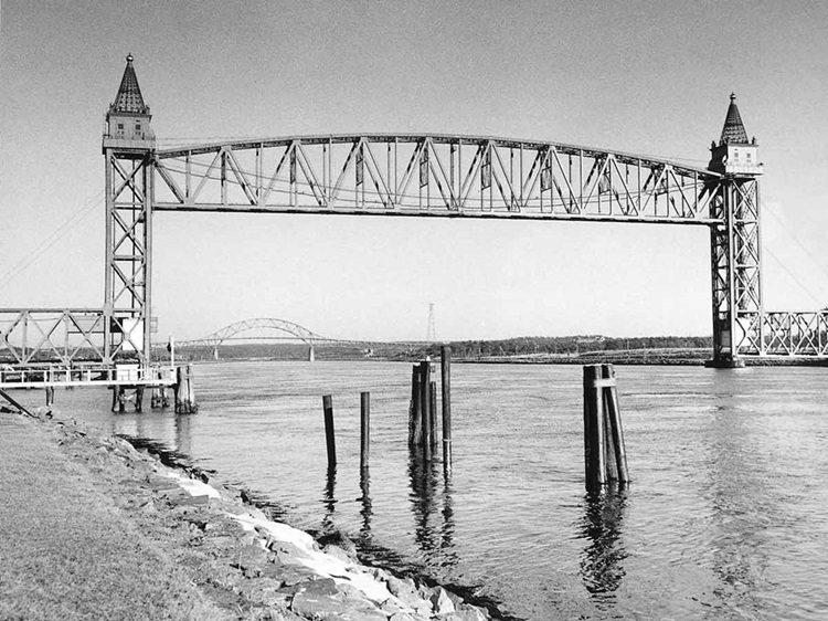 Raised lift bridge