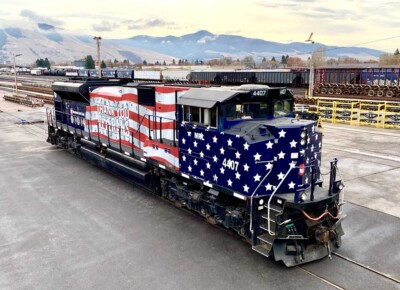 MRL honors veterans, essential workers with special locomotives