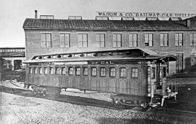 Quick action saves Central Pacific car that was at Promontory