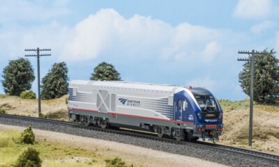 Model railroad locomotives, freight cars, passenger cars, and details announcements for December 17, 2020