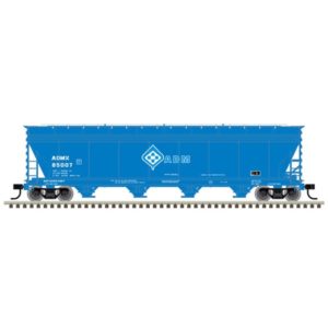 Blue covered hopper