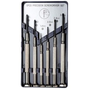 Six piece screwdriver set