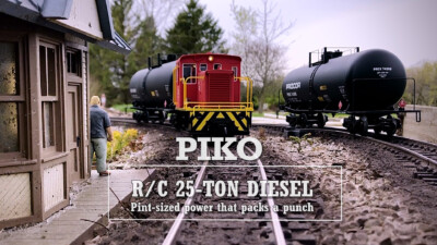 Garden Railways Product Review PIKO America R/C 25-Ton Diesel, Battery-powered