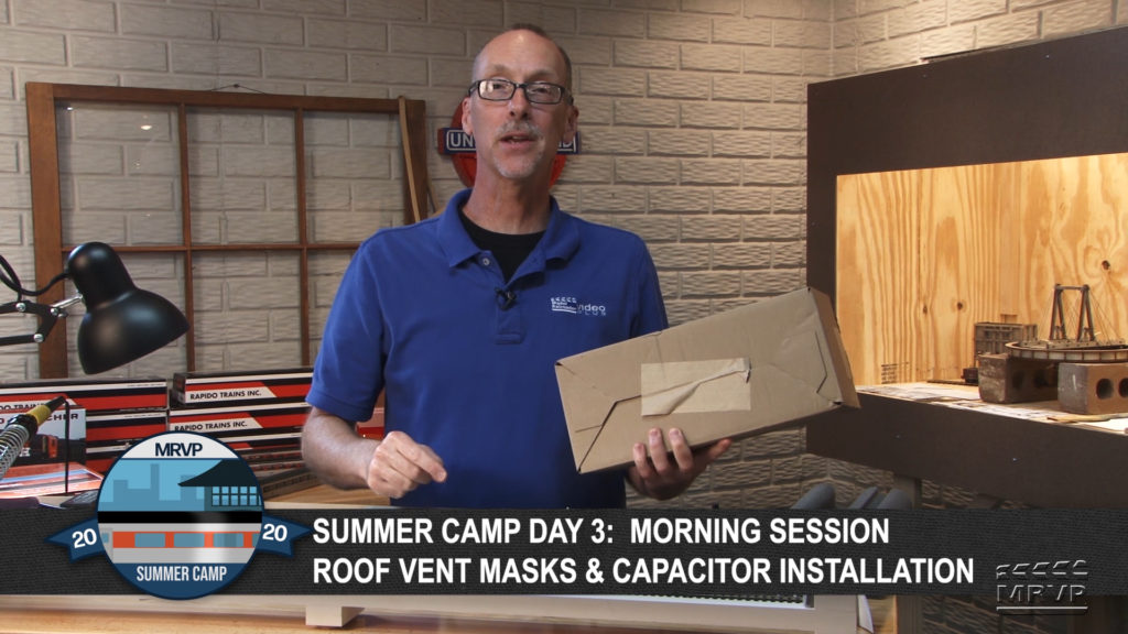 David Popp holding package