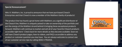 Walthers buys Chooch Enterprises