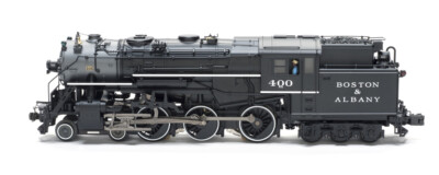 The Lionel Legacy 4-6-6T commuter steam locomotive