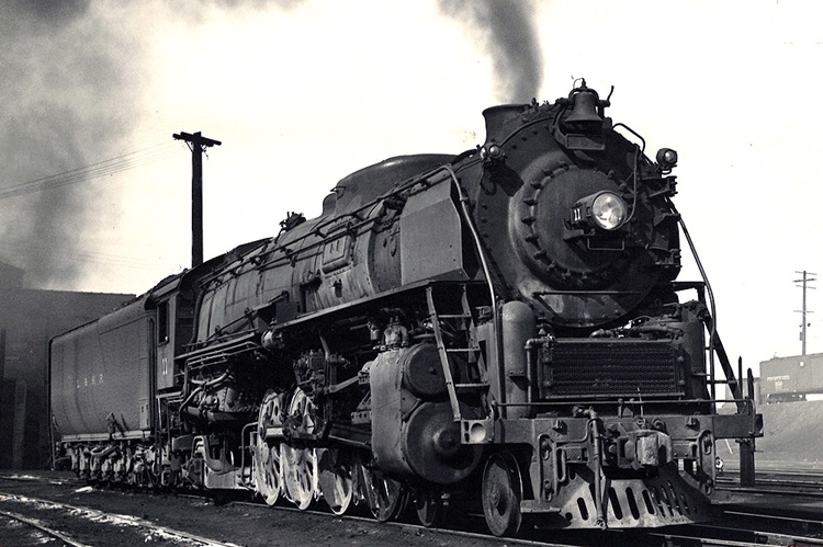 Lehigh & Hudson River steam locomotive.
