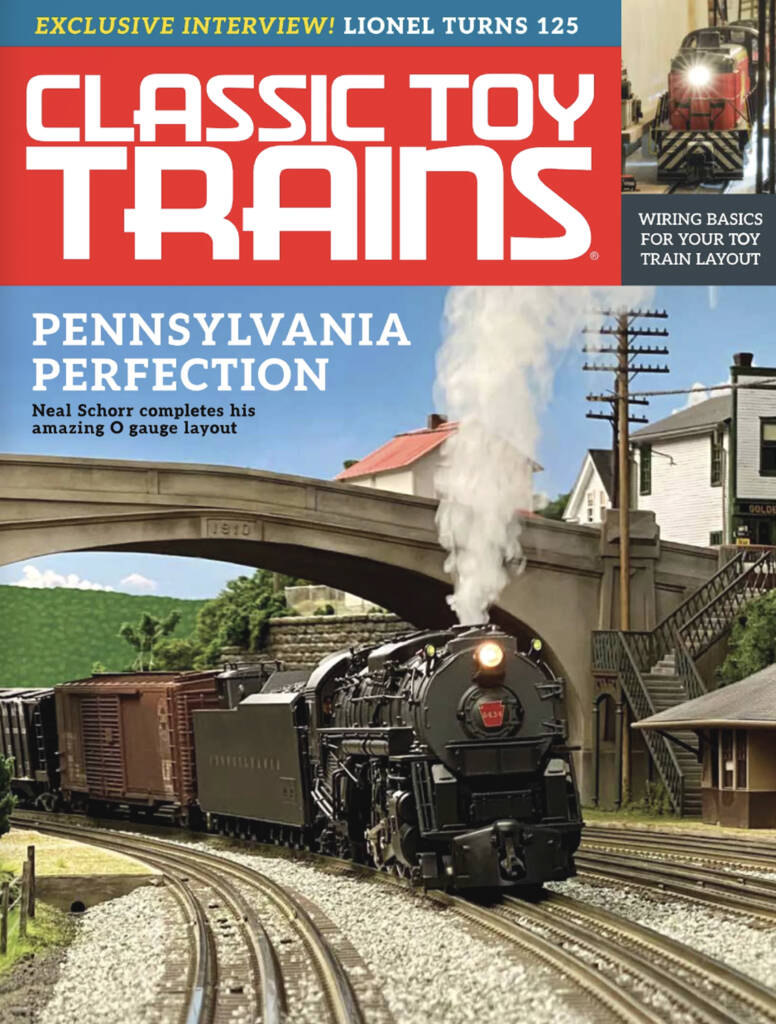 The Summer 2025 cover of Classic Toy Trains magazine