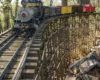 Adams’ and Charlie Schleevogt’s garden railroad