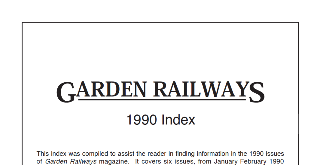 GRW index 1990 screenshot