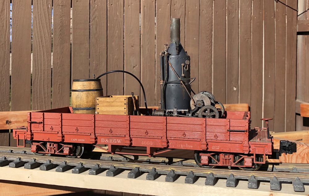 John Cushmans's steam donkey model