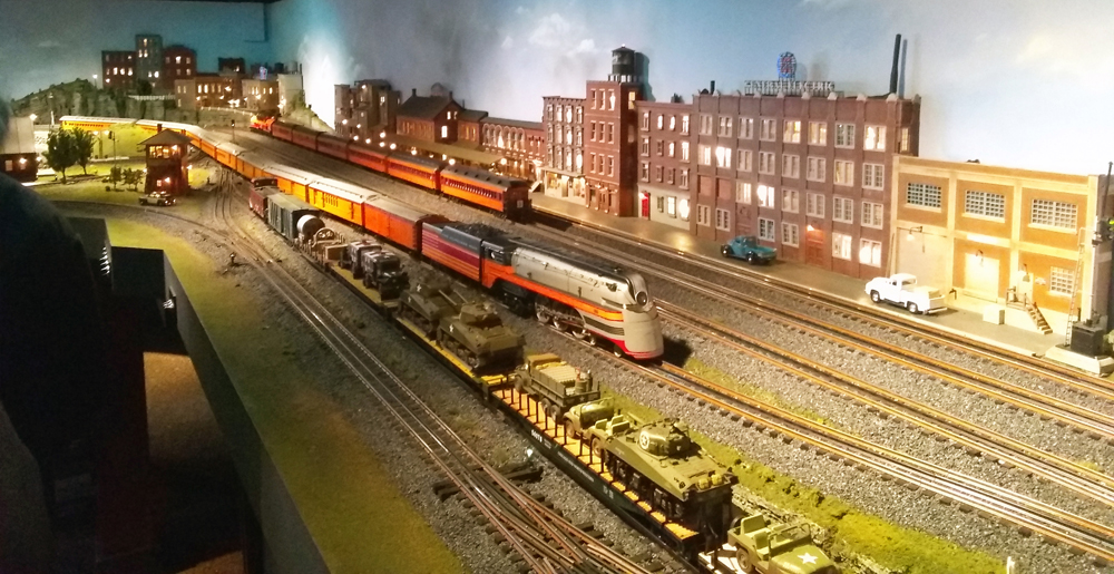 Fisher unnamed indoor 3-rail layout