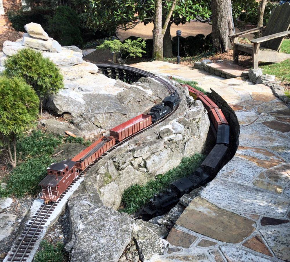 Fisher unnamed garden railroad in Nashville area