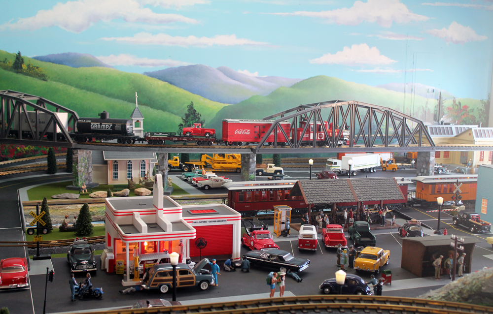 Small Town USA garden railroad
