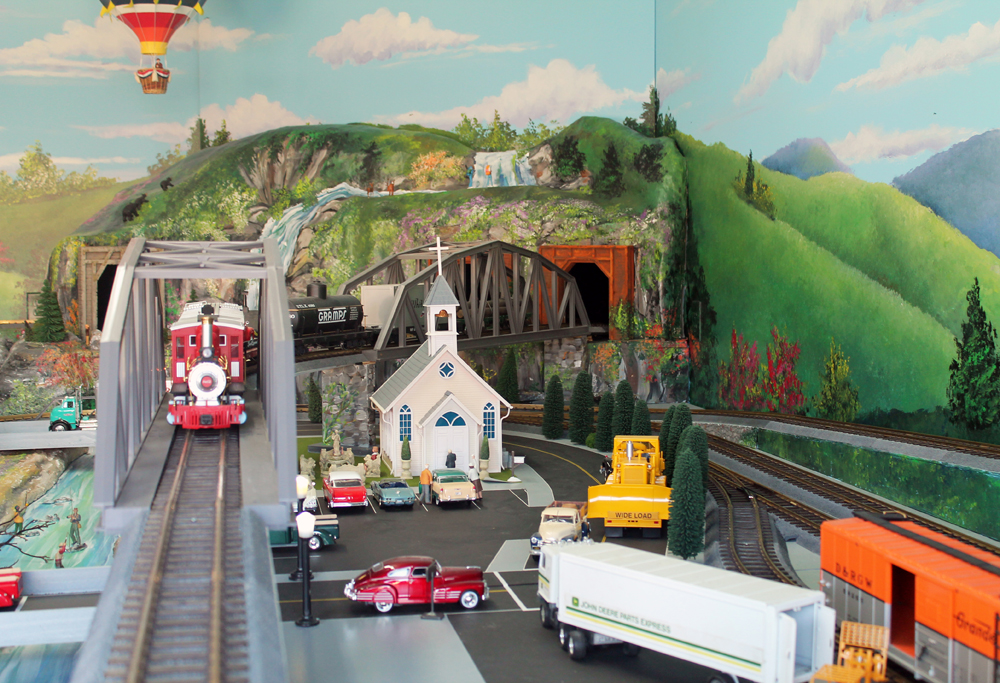 Small Town USA garden railroad