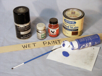 What kind of paint should a large-scale modeler use?