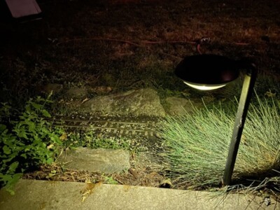 Pros and cons of solar lighting in the garden railway