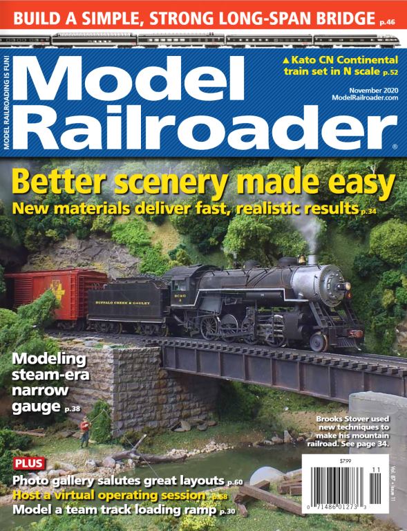 Model Railroader, November 2020