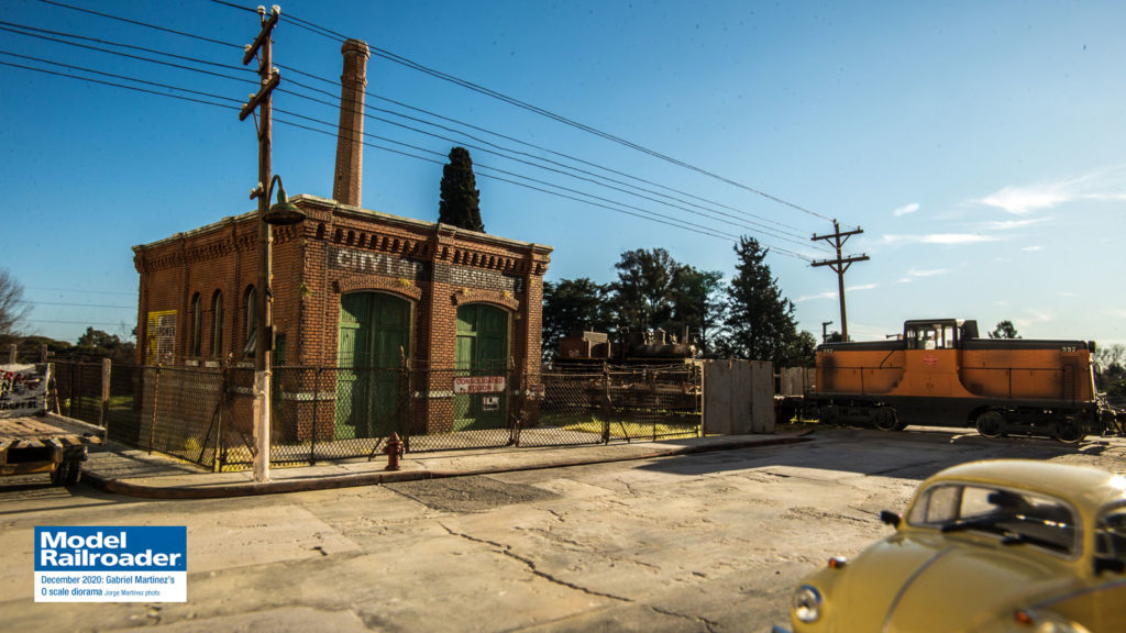 Gabriel Martinez’s 3 x 3-foot O scale diorama