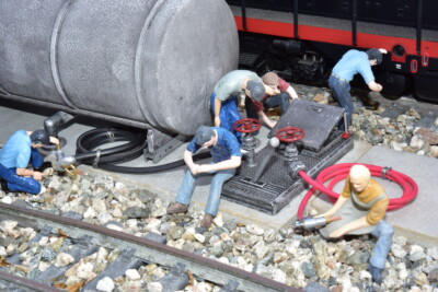 Build a large-scale fueling facility in a small space