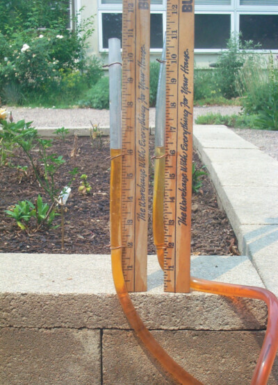 How to use a water level on your garden railroad