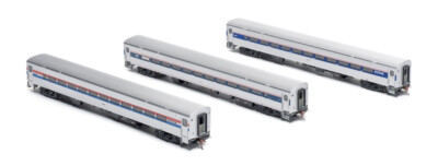 Rapido HO scale Amtrak Horizon passenger cars