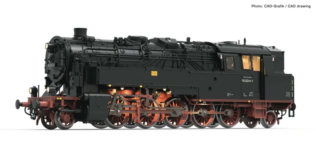 A steam locomotive