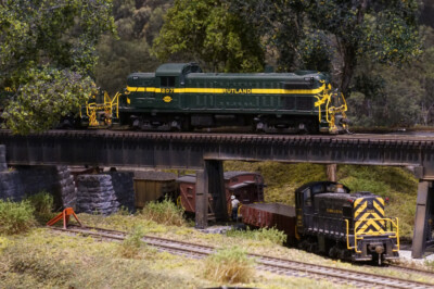 A Rutland Alco, a weary C&O steamer, a subway scene, and other model railroad photos