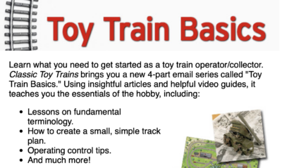 Classic Toy Trains’ Beginners’ email series
